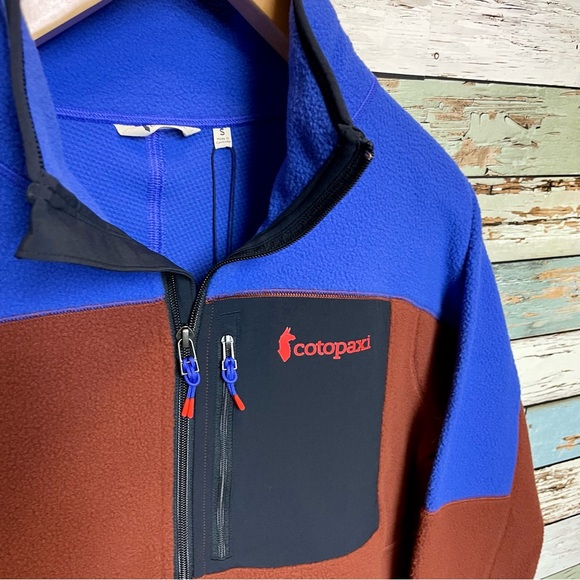 New Cotopaxi Abrazo Half-Zip Blue Fleece Pullover Jacket Men's Size S NWT - Picture 3 of 8